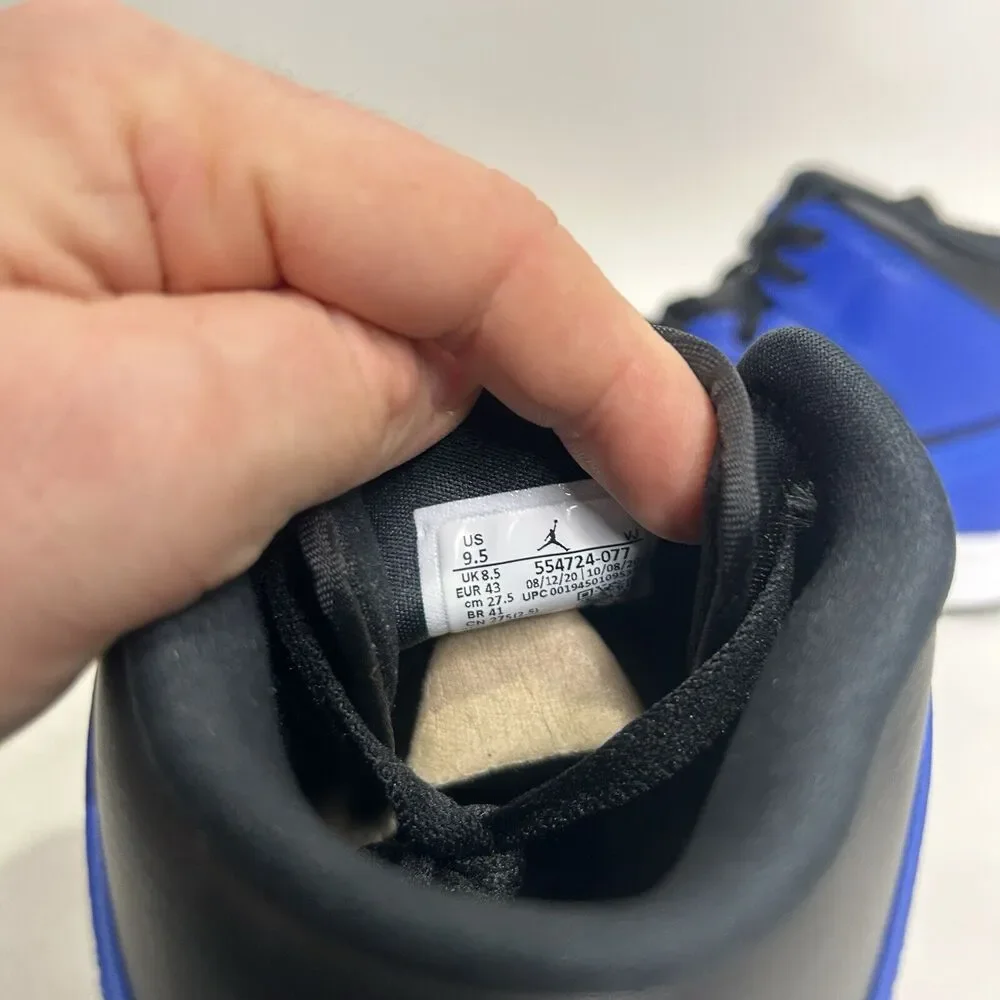 Nike Air Jordan 1 Mid Retro “Hyper Royal” 2024 - Picture 7 of 8